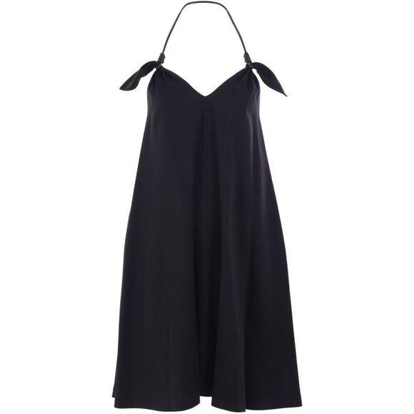 LOEWE Halter Neck Midi Dress Women BLACK Dresses